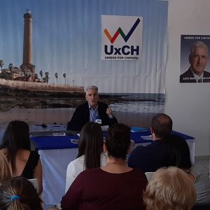 Unidos por Chipiona presenta los 17 proyectos de su programa electoral que se mostrarán en una exposición itinerante