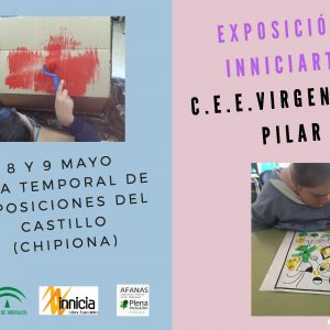 El Castillo de Chipiona acoge la exposición Inniciarte que muestra  creaciones de los alumnos del colegio de educación especial de AFANAS