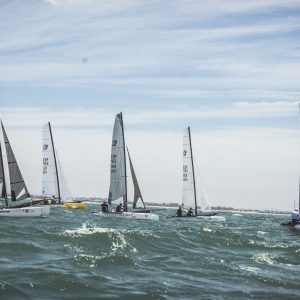 Antonio Limón del CAND se impone en el andaluz de Catamarán celebrado en el campo de regatas chipionero