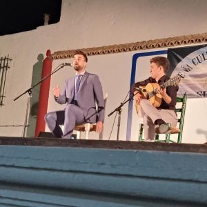 José Antonio Romero ‘El Perrito’ brillante ganador del  Concurso de fandangos de la Peña Flamenca José Mercé