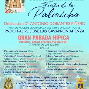 La Hermandad del Pinar dedica este año la Fiesta de la Palmicha a Antonio Dorantes Piñero