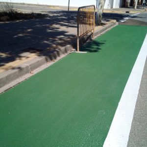 Comienzan las obras del proyecto de carril bici que conectará el camino de Los Arriates con el camino de Jerez