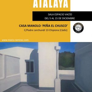 La sala del Colectivo Espacio Vacío acoge la exposición ‘Atalaya’ de Mario Ramírez que muestra elementos de la Costa de Cádiz