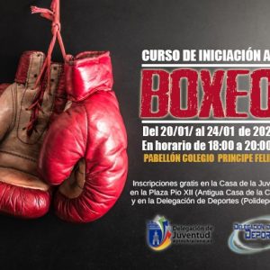 Deportes y Juventud organizan un curso gratuito de iniciación al boxeo