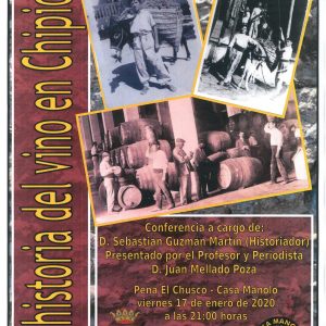 El historiador y concejal Sebastián Guzmán ofrecerá el 17 de enero una conferencia sobre la historia del vino en Chipiona