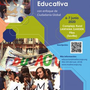Madre Coraje organiza el I Congreso de Evaluación Educativa con enfoque de Ciudadanía Global