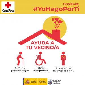 #YoHagoPorTi, una campaña con 10 conductas para ayudar a vecinos y vecinas mayores o con discapacidad