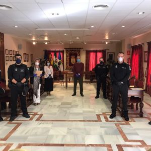 La plantilla de la Policía Local de Chipiona se refuerza con tres  oficiales y un agente