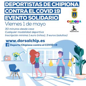 El deporte chipionero organiza una cita deportiva para recaudar fondos destinados a material para mascarillas y caretas protectoras