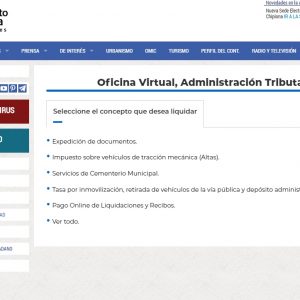 El Ayuntamiento de Chipiona abre la posibilidad de realizar algunas autoliquidaciones desde la web municipal