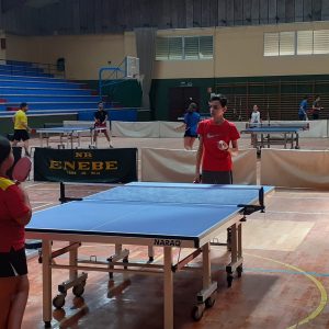 EL Club Tenis de Mesa Portuense retoma los entrenamientos tras tres meses de inactividad provocada por la cuarentena del COVID 19