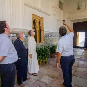 Chipiona recibe a los técnicos del obispado de la diócesis Jerez Asidonia para la creación de la ruta de turismo monumental