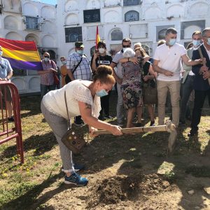 Avanza la fase de exhumación en Jimena con la localización de restos de diez represaliados