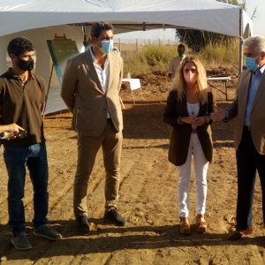 Ana Mestre y Luís Mario Aparcero anuncian el inicio de las obras del sellado del Vertedero de La Loma con una inversión superior al millón y medio de euros