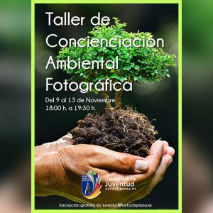 Séis jóvenes participan en un taller de concienciación ambiental fotográfica que comenzó ayer