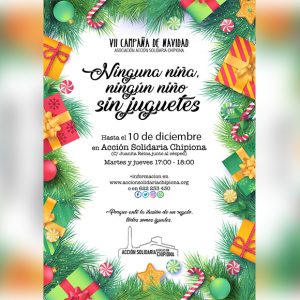 Ampliado hasta el 10 de diciembre el plazo para inscribirse en la campaña ‘Ninguna niña, ningún niño sin juguetes’ de Acción Solidaria