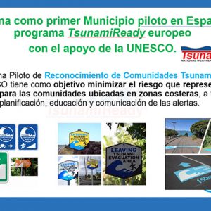 Esta tarde tendrá lugar la presentación del plan de actuación ante el riesgo de maremotos en Chipiona, Plan TsunamiReady