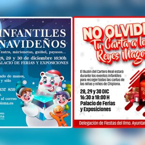 Las actividades navideñas para los niños de Chipiona organizadas por Fiestas comienzan esta tarde