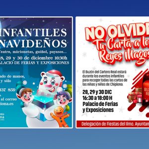 Fiestas organiza actividades infantiles navideñas y habilita un buzón para depositar las cartas a sus majestades Los Reyes Magos de Oriente