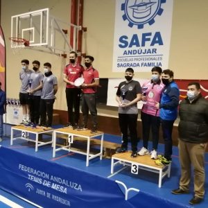 Cinco podiums en el Campeonato de Andalucía de Tenis de Mesa 2020 para el CTM Portuense