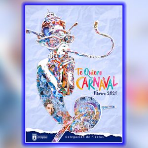 Isabel María Fernández presenta un cartel con el lema ‘Te quiero, Carnaval’ para contribuir a sentir una fiesta que no puede celebrarse