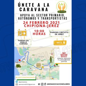 La Asociación de Agricultores Costa Noroeste de Cádiz invita a pymes y autónomos a unirse al paro y la marcha del próximo 24 de febrero