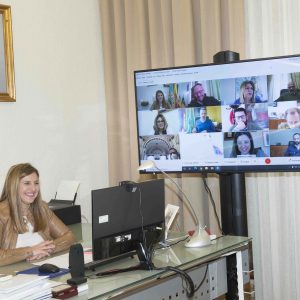 Irene García presenta a los Ayuntamientos de la Bahía de Cádiz, Jerez y Costa Noroeste las inversiones frente al COVID de Diputación