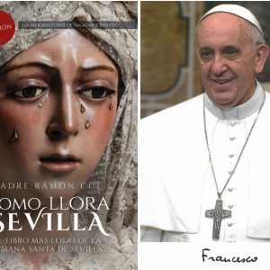 El Papa Francisco recibe “Cómo llora Sevilla” joya literaria de la Semana Santa sevillana del año 47