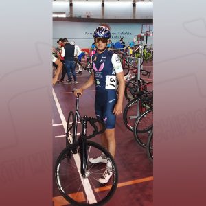 El ciclista chipionero Manuel Rodríguez se sitúa en estos momentos tercero en la general de la Liga Nacional Cadete de Ciclismo