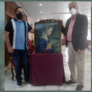 El artista Christian Castro dona al Ayuntamiento de Chipiona una obra para la capilla del Cementerio municipal ‘San José’