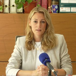 María Naval muestra su satisfacción por la bajada de los índices de los módulos de los agricultores del 0,32 al 0,06