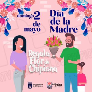 Laura Román anima a regalar flores de Chipiona en el Día de la Madre