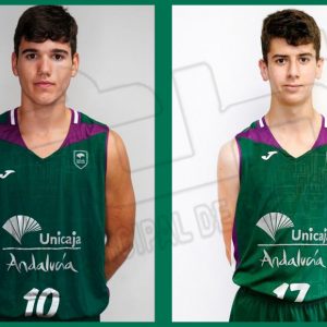 Satisfacción en el Club Baloncesto Chipiona con los logros de los dos jugadores chipioneros que militan en Unicaja Málaga