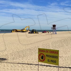 El alcalde de Chipiona agradece a la Demarcación de Costas la actuación de adecuación y mejora en la Playa Cruz del Mar