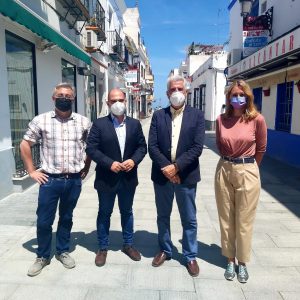 La estrategia de recuperación de planes provinciales de Diputación permite renovar la calle Isaac Peral, de Chipiona