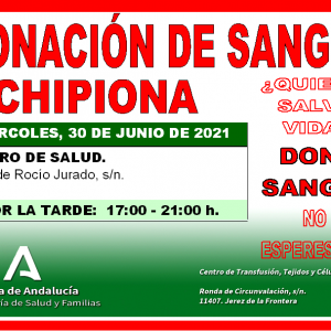 Convocada donación de sangre para el próximo miércoles 30 en el Centro de Salud