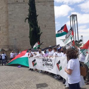 Marcha por la Libertad del Pueblo Saharaui.  Etapa 13.  La Carlota – Córdoba 1 de Junio