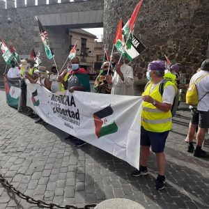 Marcha por la Libertad del Pueblo Saharaui.  Etapa 16.  Toledo-Recas-Parla 16 de Junio