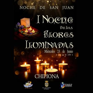 La ‘Noche de las flores iluminadas’, una propuesta alternativa para San Juan en Chipiona