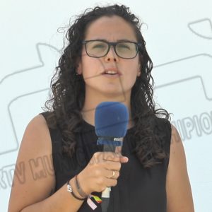Laura Román espera que a finales de septiembre puedan adjudicarse los trabajos de mejora del Camino del Abulagar y la Cañada de Chapitel