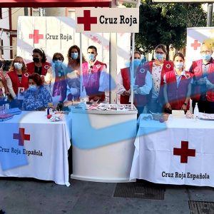 Cruz Roja de Chipiona celebra el Día de la Banderita agradeciendo a personas, entidades y empresas su colaboración durante la pandemia