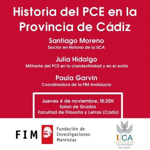 La provincia celebra el Centenario del PCE