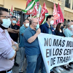 IU se une a la protesta sindical y exige a las administraciones “más inspecciones a las empresas para evitar nuevas muertes en el tajo”