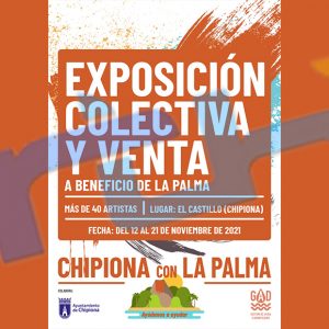 El viernes abre sus puertas en el Castillo de Chipiona una exposición a beneficio de los damnificados de la isla de La Palma