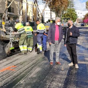 Comienza el reasfaltado de un tramo de la avenida de Andalucía y otro en la avenida de Sevilla con el Plan Dipu-Invierte