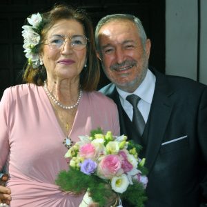 Bodas de oro matrimoniales en Chipiona de Gaspar  Pérez y Mari Pepa Mellado