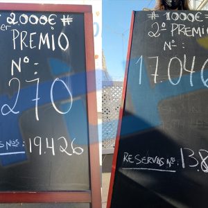 Acitur y Centro Comercial Abierto ha sorteado hoy los dos premios de 2.000 y 1.000 euros de su campaña de Navidad