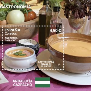 Correos emite un sello dedicado al Gazpacho coincidiendo con el Día de Andalucía