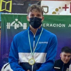 El halterofilista Miguel Ángel Chamorro se proclama subcampeón de Andalucía Junior