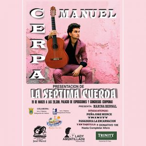 Manuel Cerpa ofrecerá este sábado en su tierra el primer concierto presentación de su primer disco, ‘La séptima cuerda’